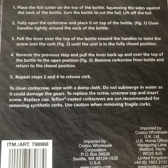 Professional Corkscrew Set - Picture 8 of 11